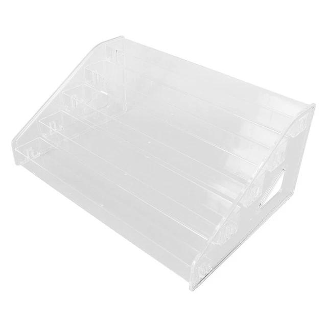 1 pieza Estante de esmalte de uñas acrílico Soporte de esmalte de uñas Barniz de uñas Soporte de exhibición