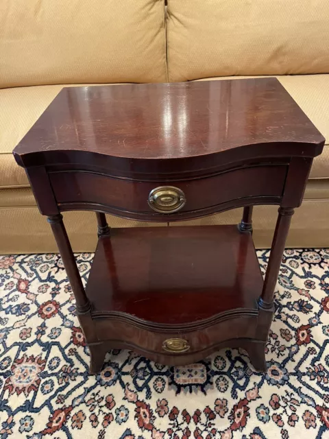 Drexel New Travis Court Mahogany Night Stand or Bedside Table #4