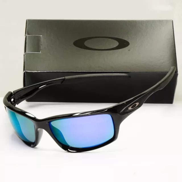 Oakley Canteen Sonnenbrille schwarz violett blau verspiegelt Iridium polarisiert OO9225 07