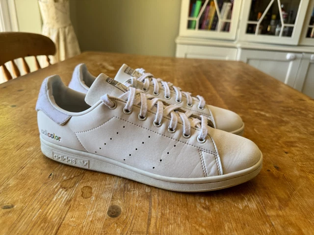 VINTAGE ADIDAS ANTELOPE Lace Up Leather Trainers White  display picture 1