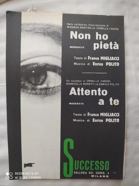 Miranda Martino - Ornella Vanoni "Non Ho Pieta'" - Ornella Vanoni "Attento A Te"