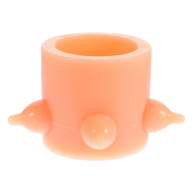 Dispositivo de lactancia materna biberones de leche materna burbuja cachorro gel de sílice beige