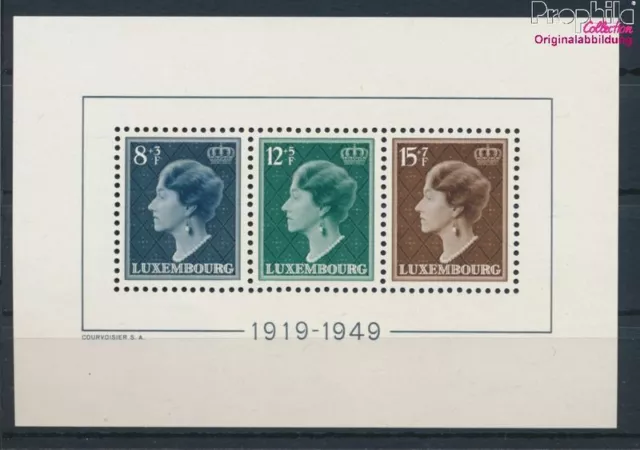 Briefmarken Luxemburg 1949 Mi Block7 postfrisch (10377580