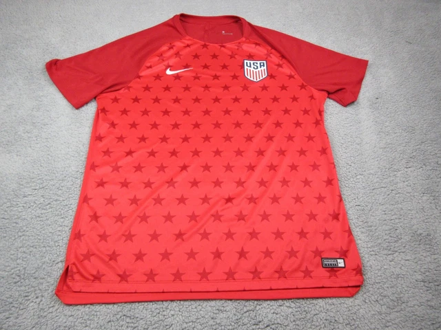 United States Jersey Mens Extra Large Red US National Team Logo Soccer Futbol