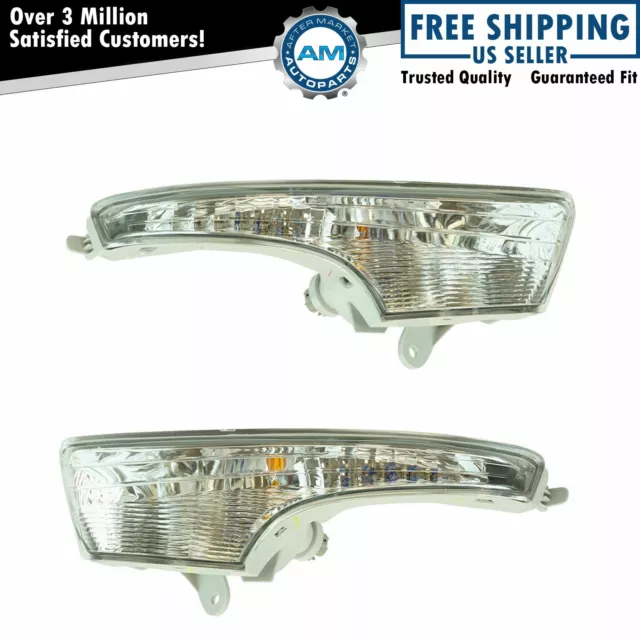 Front Bumper Mounted Side Marker Light Assembly LH RH Pair for Nissan Altima New