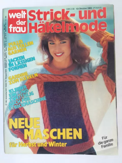 Die Welt der Frau Strick- und Häkelmode 1983 / 10