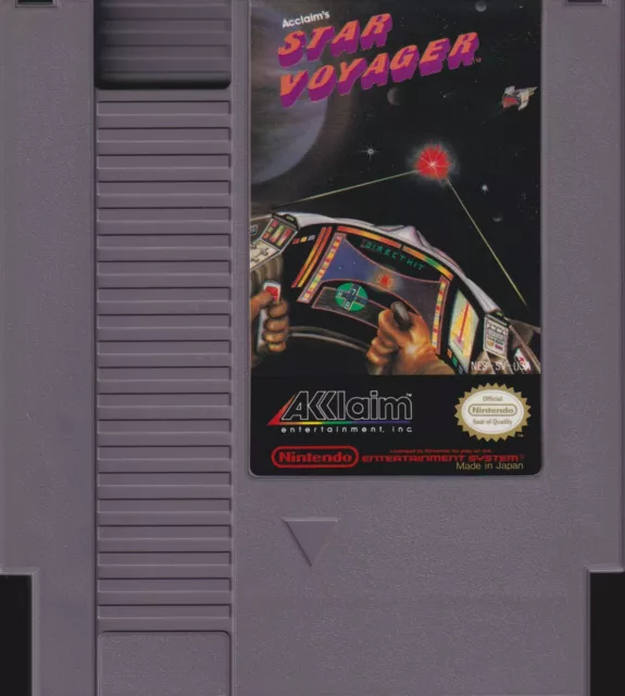 STAR VOYAGER (1987) nes nintendo entertainment system us NTSC USA IMPORT