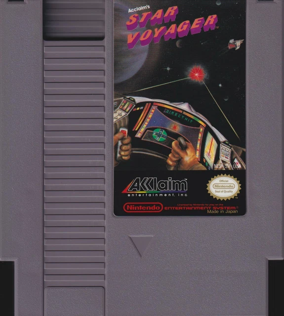STAR VOYAGER (1987) nes nintendo entertainment system us NTSC USA IMPORT