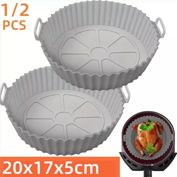 Air Fryer Silicone Pot Baking Non-Stick Reusable Oven Liner Tray Baking Tray Mat