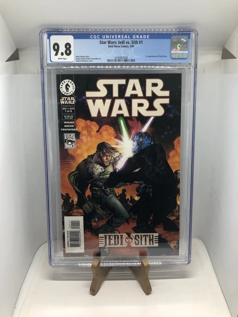 Star Wars Jedi vs Sith 1 CGC 9.8 1st App. Darth Bane Dark Horse Comics 2001