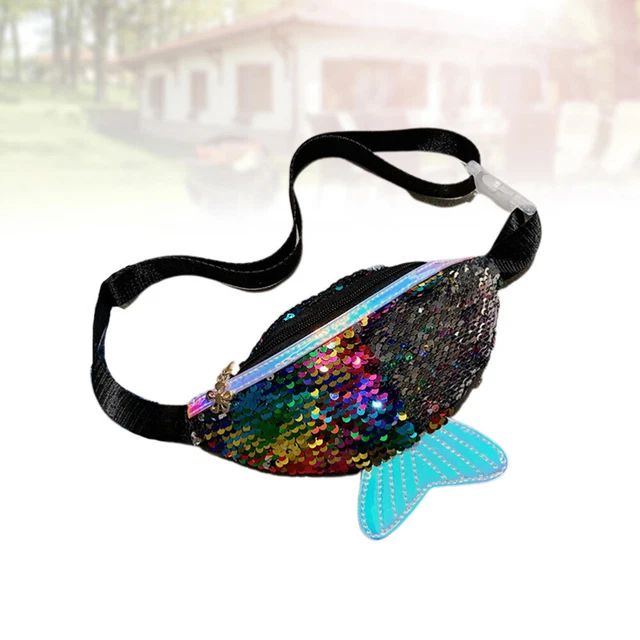 Sirena Rave Pacchetto di Fanny Paillettes Bag per I Bambini Le Ragazze