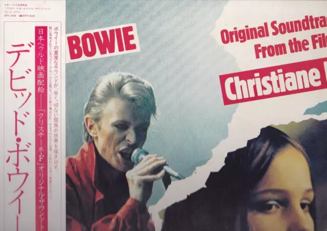 DAVID BOWIE Christiane F  Original Soundtrack JAPAN VINYL LP OST OBI 1982