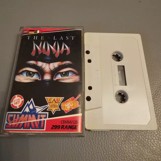 The Last Ninja For Commodore 64 / C64 Game By Summit / System 3 (NL)