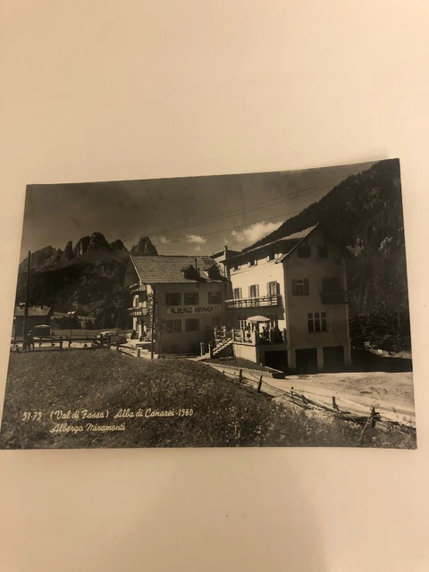ALBA DI CANAZEI (Trento) Albergo Miramonti cartolina non viaggiata