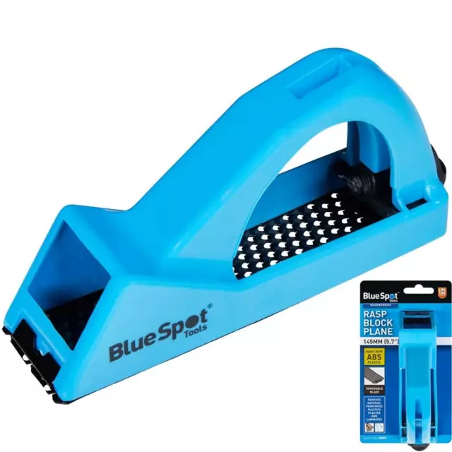 BlueSpot Mini Hand Rasp Block Surform Plane Planer For Wood Plasterboard Files