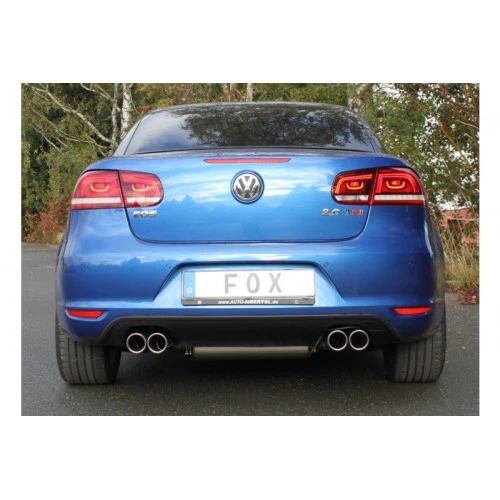 Fox Rennsportanlage 2X 2X80Mm Typ 16 Für Volkswagen (Vw) Eos Facelift