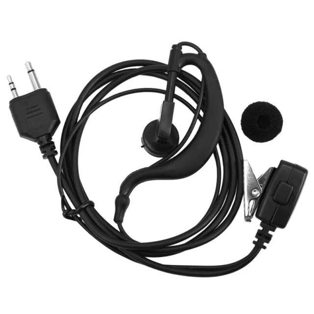 3X(2 Broche PTT Ecouteur a crochet d'oreille Ecouteur MIC pour  Walk2887