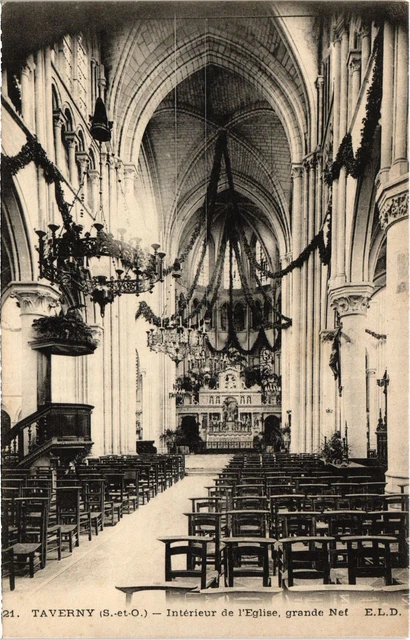 CPA Taverny Interieur de l'Eglise FRANCE (1330781)