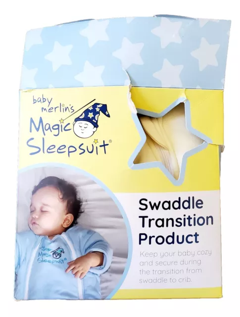 Baby Merlin's Magic Sleepsuit Swaddle Transition Small 3-6 Months New