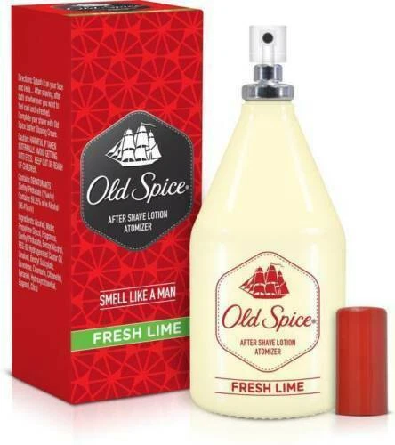 Old Spice After Shave Loción - FRESH LIME ATOMIZER 150 ML FOR MEN - Aftershave