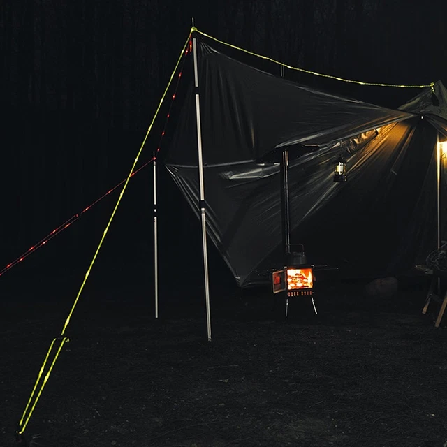 10 Fibbie Stringicorda Per Tenda - Plastica, 4mm, Portatili - Campeggio Ed Escursionismo - 5