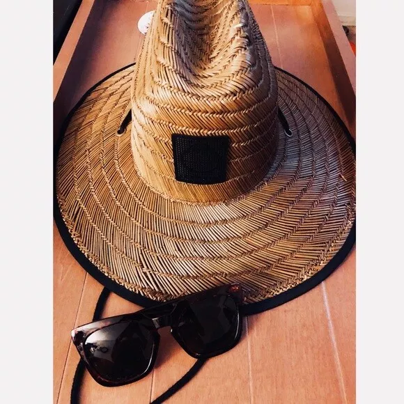 New Sun Bum Sonny Lifeguard Straw Beach Hat