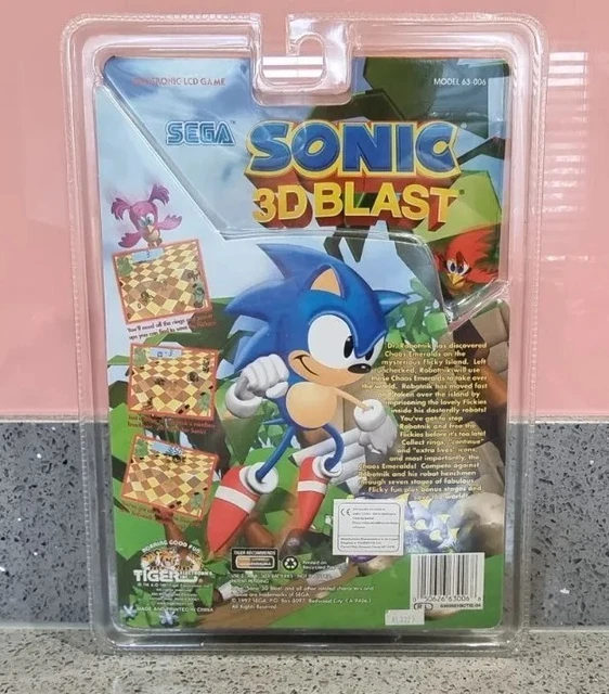 Sonic 3D Blast - Jeu électronique Tiger - Neuf Sous Blister Rigide - Collection