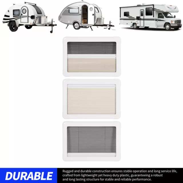 New 30 X 20in RV Pleated Blinds Privacy Protection Durable Structure For Camper