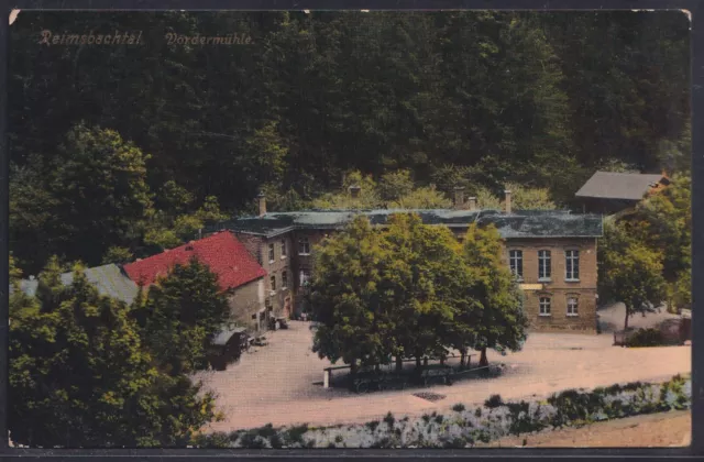 68302) Reimsbachtal Vordermühle Wüstegiersdorf Silesia 1919