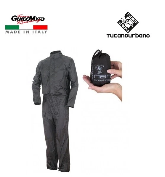 Tuta Intera Antipioggia Tucano Urbano Nano-Rain Tg. M 730N/4
