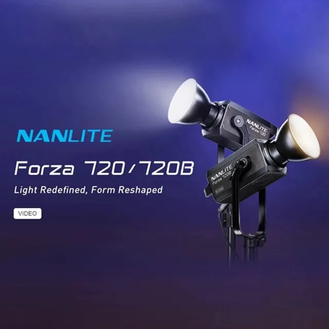 Nanlite Forza 720 720B Bi-Color 800W LED Video Light Spotlight Photography Light