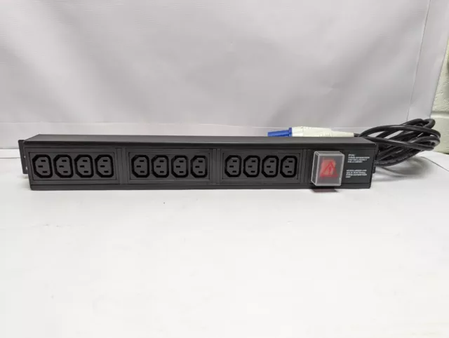 12 way C13 PDU 13A and 16A Commando plug PD12