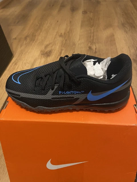 Nike JR PHANTOM GT2 ACADEMY TF Schwarz Blau Grau Kinder Fußballschuhe Gr.32 NEU 5