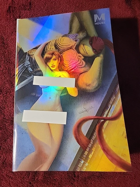 April NAUGHTY FOIL Teenage Mutant Ninja Turtles Sidney Augusto not Faro's Lounge
