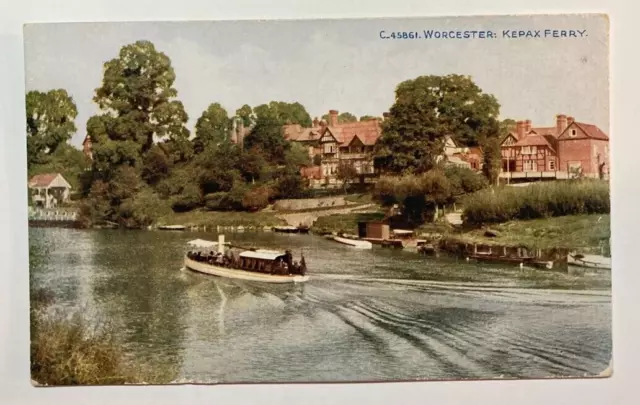 1928 Postkarte Kepax Fähre Worcester C.45861