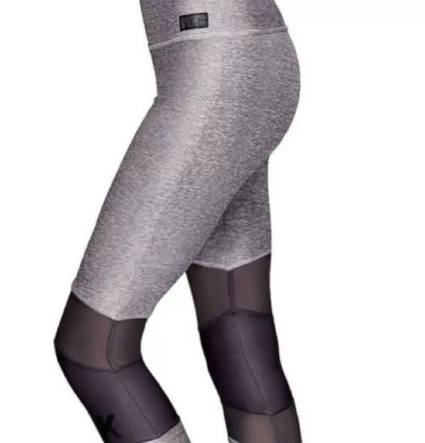 Victoria’s Secret PINK VS ultimate leggings with mesh cut outs Grey / Gray