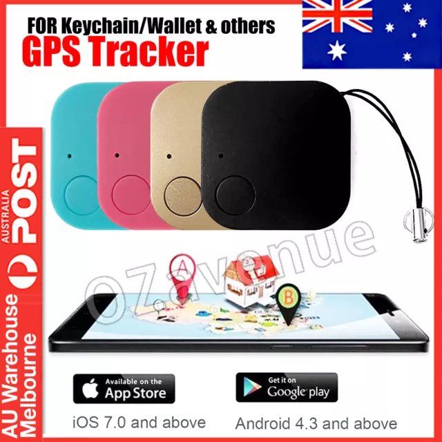 Mini Bluetooth GPS Tracker Dog Pet Tag Finder Locator Key Wallet Tracking Tracer