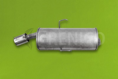 pour SAXO 1.1 BERLINE 3/5 PORTES 2000-2004 / 106 1.1 BERLINE 3/5 PORTES 2000-2004 le kit dassemblage complet ETS-EXHAUST 52353 Silencieux arriere 