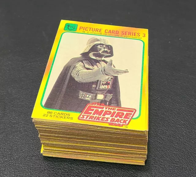 Empire Strikes Back 1980 Series 3 Complete Card Set Topps Star Wars  NM