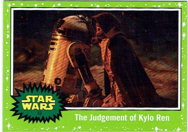 Star Wars Journey to the Rise of Skywalker Topps Green Parallel Base Card #52