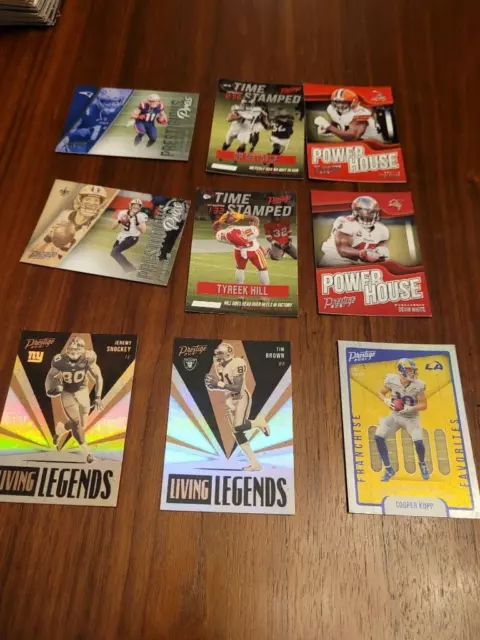 9 Panini Prestige Pros 2021 Cards Living Legends Shokey Brown Time Stamped
