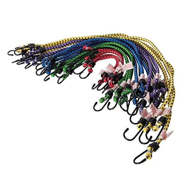 Silverline 759497 Corde Elastiche 20 Pezzi, Multicolore, Set di 20 - NUOVO