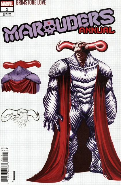 Marauders Annual #1 1:10 David Baldeon Design Variant Marvel 2022