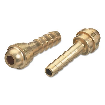 Barbed Hose Nipple, 200 Psig, Brass, 3/4 in Hose Id Western Enterprises D18