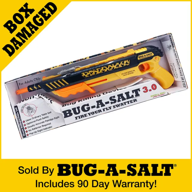 Damaged Box Authentic BUG-A-SALT Orange Crush 3.0 Insect Eradication Salt Gun