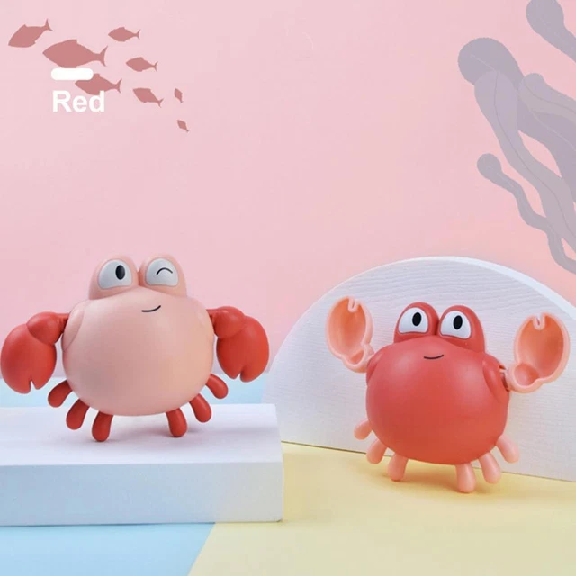 Bath Toys Pool Swimming Crab For Toddlers Kids Wind-up Clockwork Toyﻬ U3H2