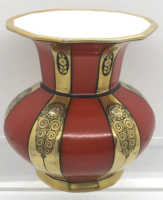 Antique Art Nouveau Vase BAENSCH Latvian Saxony - Circa1910