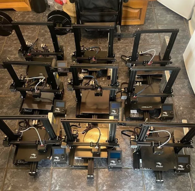 Used Creality Ender 3(Pro)(V2)/Ender 3V3 KE/CR-M4/T500/K1 Max 3D Printer US Lot 2