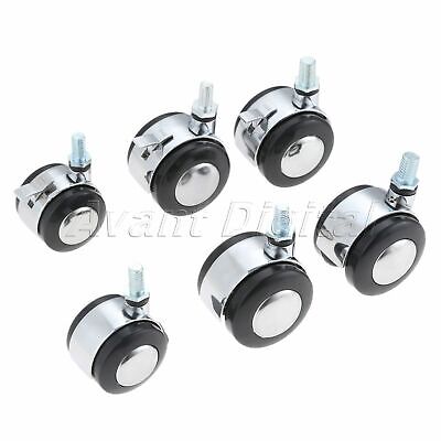 Swivel Plate Casters Furniture Plate Roller Trolley Chair Replacement Non Skid