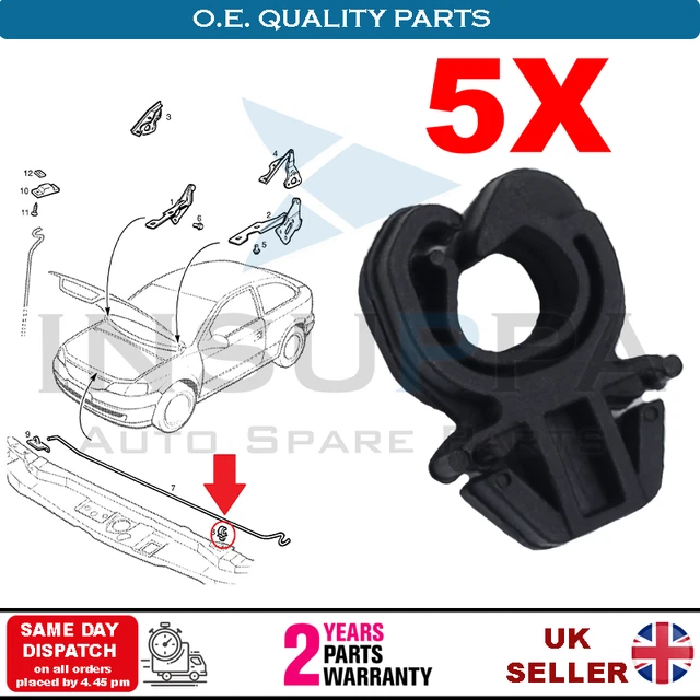 Kit De 6 Pièces De Bras De Suspension Avant Pour Opel Astra G / Zafira A - Gauche Et Droite - Neuf